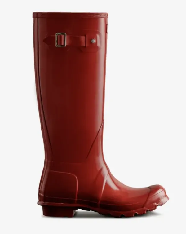 Discount Original Tall Gloss Boot, Military red Saappaat Ja Nilkkurit