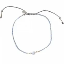 Iris rannekoru Blue Lace Agate, silver Rannekorut