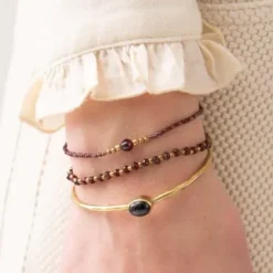 Discount Iris rannekoru Garnet, gold Rannekorut