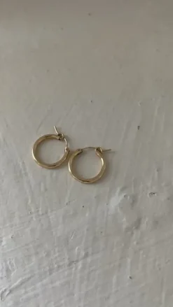 Best - Vienna hoops korvakorut M, kulta Joyem