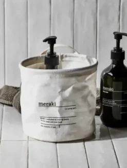 Clearance Kankainen säilytyskori Kylpyhuonetekstiilit|Kylpyhuonetarvikkeet