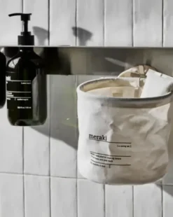 Clearance Kankainen säilytyskori Kylpyhuonetekstiilit|Kylpyhuonetarvikkeet