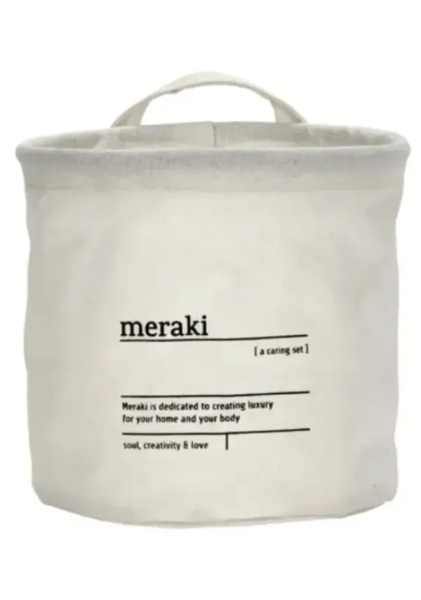 Clearance Kankainen säilytyskori Kylpyhuonetekstiilit|Kylpyhuonetarvikkeet