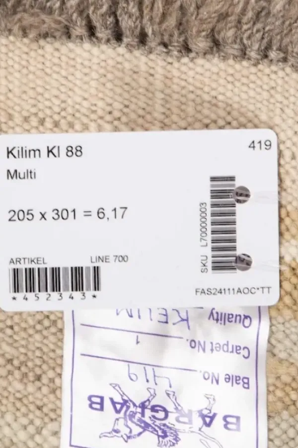 Best Kelim matto, KI88 multi #608 / 205x301cm Matot
