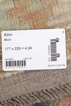 Outlet Kelim matto, multi #601 / 177 x 228 cm Matot