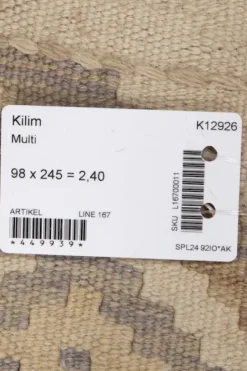 Best Kelim matto, multi custom #622 / 98x245cm Matot