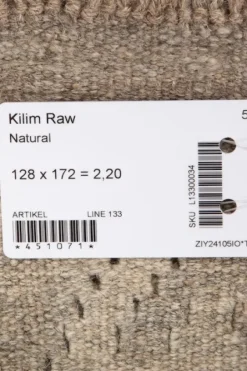 Outlet Kelim matto, natural #612 / 128x172cm Matot