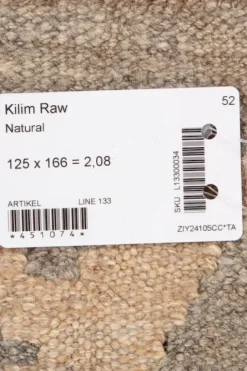 Kelim matto, natural #610 / 125x166cm Matot