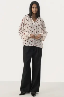 Discount Kelsia paita, multi mini blurred flower Paidat Ja Topit|Juhlavaatteet