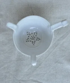 Outlet Keraaminen teesihti in mukiin, valkoinen Astiat