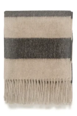 Discount Kitha huivi villaa, black stripe Huivit Ja Kaulurit