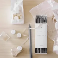 Discount Kruunukynttilä 8-pack, grey Kynttilät Ja Lyhdyt