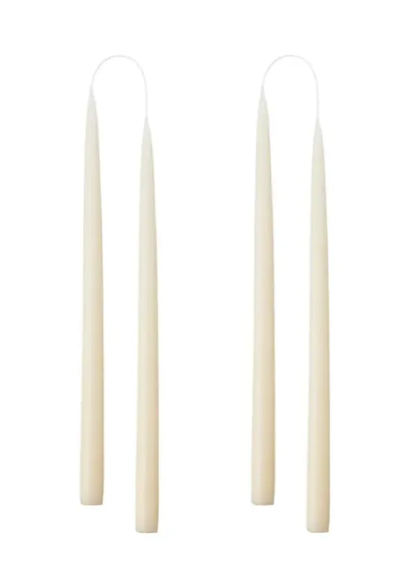Online Kruunukynttilä pitkä 35cm, luonnonvalkoinen Kynttilät Ja Lyhdyt