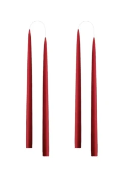 Kruunukynttilä pitkä 35cm, tummanpunainen Kynttilät Ja Lyhdyt