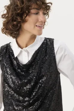 New Malikka toppi, black Paidat Ja Topit|Juhlavaatteet