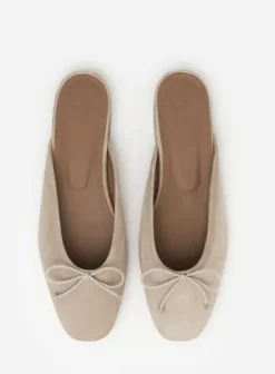 New Malva pistokkaat, suede beige Korkokengät Ja Ballerinat