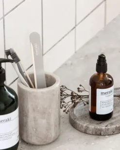 Discount - marmorimuki, beige Kylpyhuonetarvikkeet