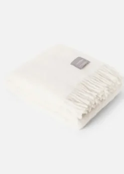 New Mohair torkkupeitto, Reflection White Torkkupeitot