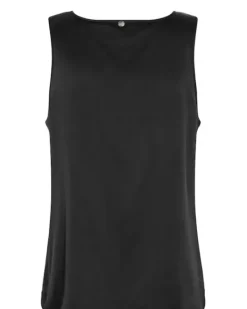 New - Astrid v-neck silkkitoppi, black Paidat Ja Topit|Juhlavaatteet