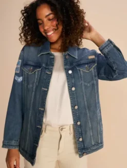 Best - Baylee Mondra farkkutakki, blue Ulkotakit Ja -Liivit