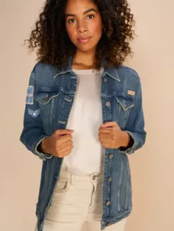 Best - Baylee Mondra farkkutakki, blue Ulkotakit Ja -Liivit