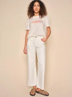 Online - Dara Kyle farkut, white Farkut Ja Housut