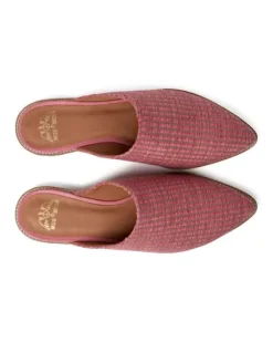 Sale - Doha Raffia Flat pistokkaat, camellia rose Korkokengät Ja Ballerinat