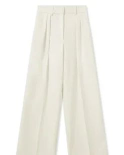 Best - Kay Carli housut, ecru long Farkut Ja Housut|Juhlavaatteet