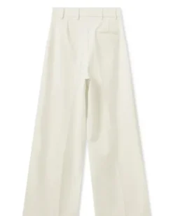 Best - Kay Carli housut, ecru long Farkut Ja Housut|Juhlavaatteet