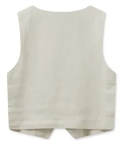 Sale - Melka Tili pellavaliivi, cement Paidat Ja Topit|Bleiserit Ja Liivit