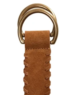 Sale - Punottu mokkavyö, cognac Vyöt