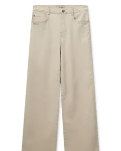 Sale - Relee Natural housut, white regural Farkut Ja Housut