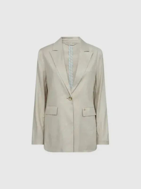 Hot - Selda pellavableiseri, cement Bleiserit Ja Liivit