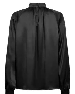 - Sille Glossi Blouse, Black Paidat Ja Topit