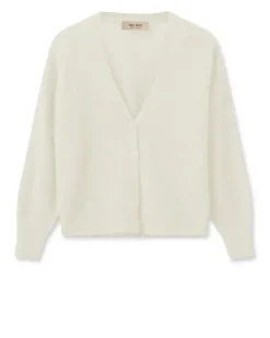 Clearance - Thora lyhyt neuletakki, ecru Neuleet Ja Neuletakit