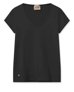 Discount - Tulli Basic t-paita v-kaulus, black Paidat Ja Topit