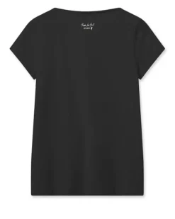 Discount - Tulli Basic t-paita v-kaulus, black Paidat Ja Topit