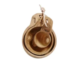 New - mittasetti, teak Astiat