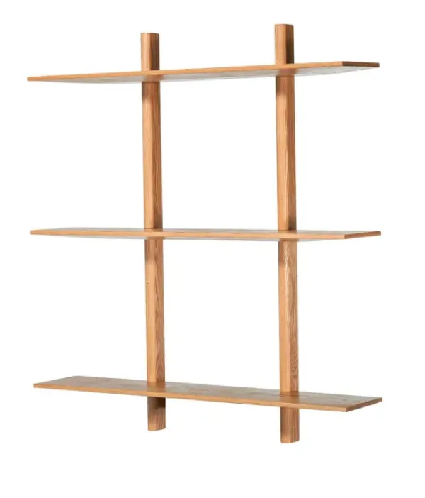 Online - seinähyllykkö, öljytty tammi Muut Huonekalut