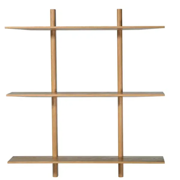 Online - seinähyllykkö, öljytty tammi Muut Huonekalut