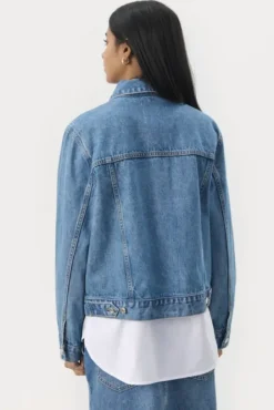 Discount Nichole farkkutakki, medium blue denim Ulkotakit Ja -Liivit|Uutuudet