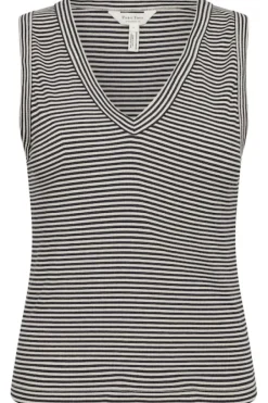 Nikkia toppi, french oak and navy stripe Paidat Ja Topit|Uutuudet