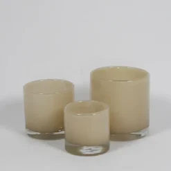 Hot Nilla lasilyhty, pannacotta Ø12cm Kynttilät Ja Lyhdyt