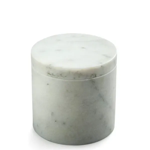 Best - marmoripurkki pieni, valkoinen Kylpyhuonetarvikkeet|Säilytys