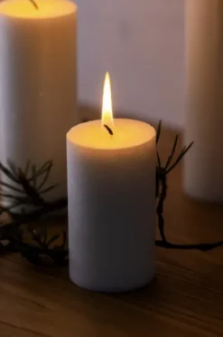 Hot Oliiviöljykynttilä 6 cm x 10cm, sand Kynttilät Ja Lyhdyt