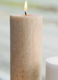 Hot Oliiviöljykynttilä 6x18cm, hazelnut Kynttilät Ja Lyhdyt