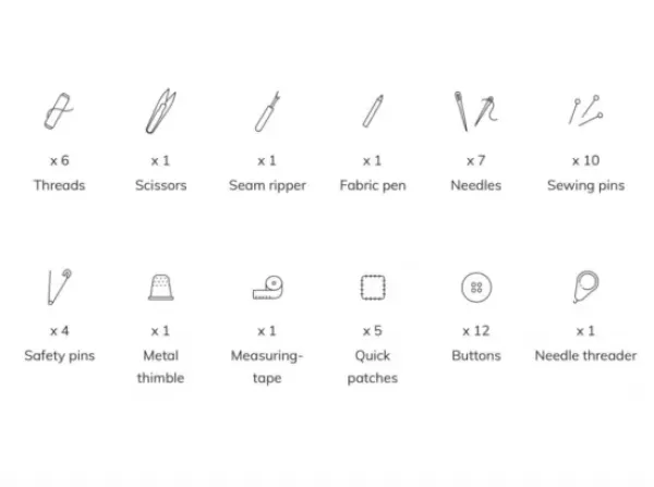 Sale Ompelutarvikkeet Sewing Kit Vaatehuolto|Kodinhoito