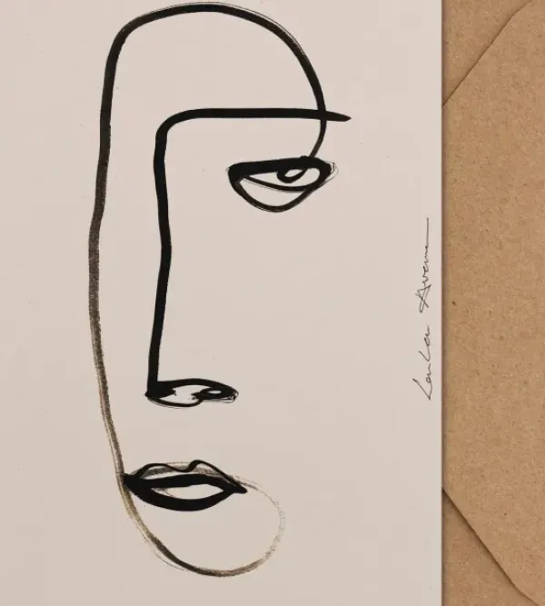 Outlet - Serious Dreamer kortti/A5 taulu Taidekortit