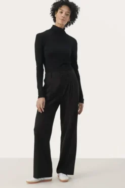 Outlet - Cherra pants, black Farkut Ja Housut|Juhlavaatteet