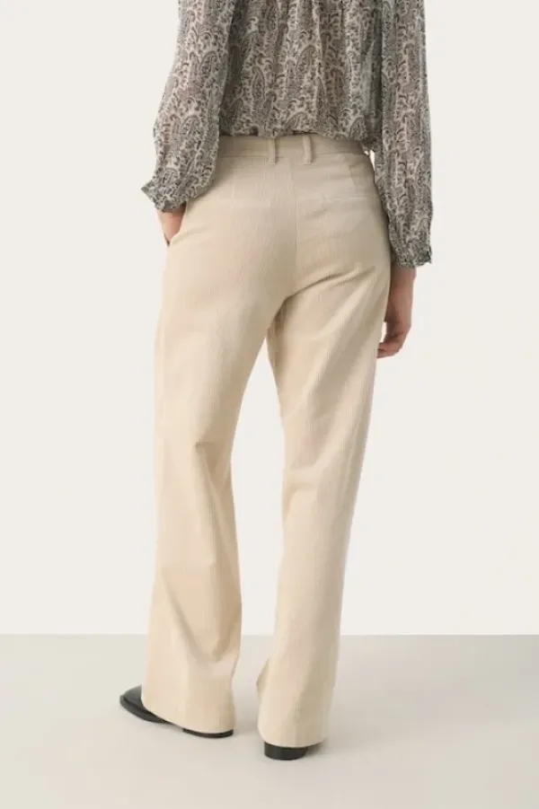 Discount - Clarisse vakosamettihousut, french oak Farkut Ja Housut